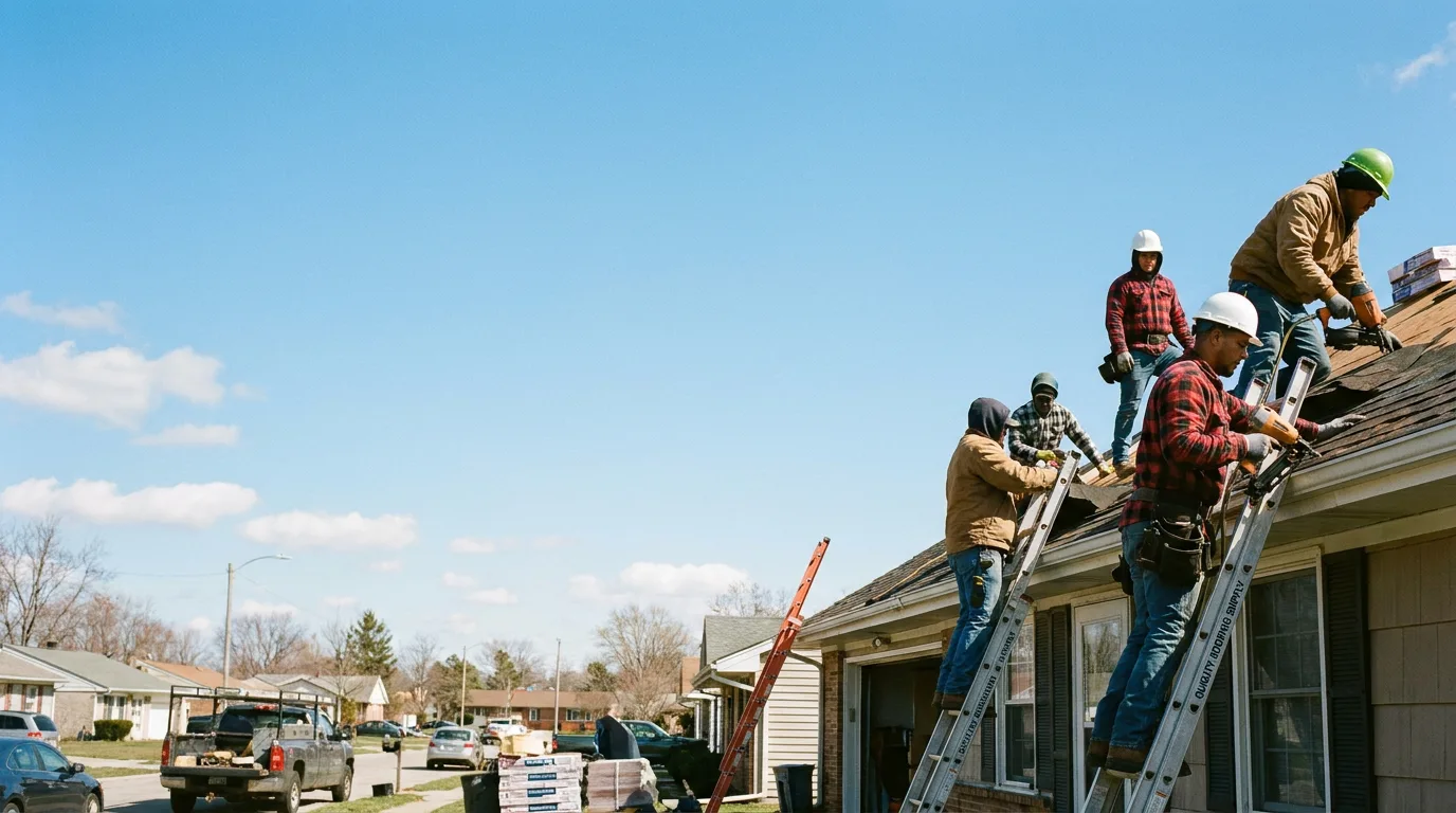 Roofing in Waggoner, IL near me